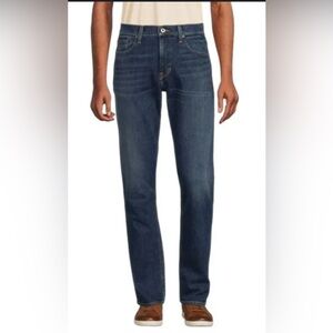 Vince Men's Dark Blue Straight Jeans